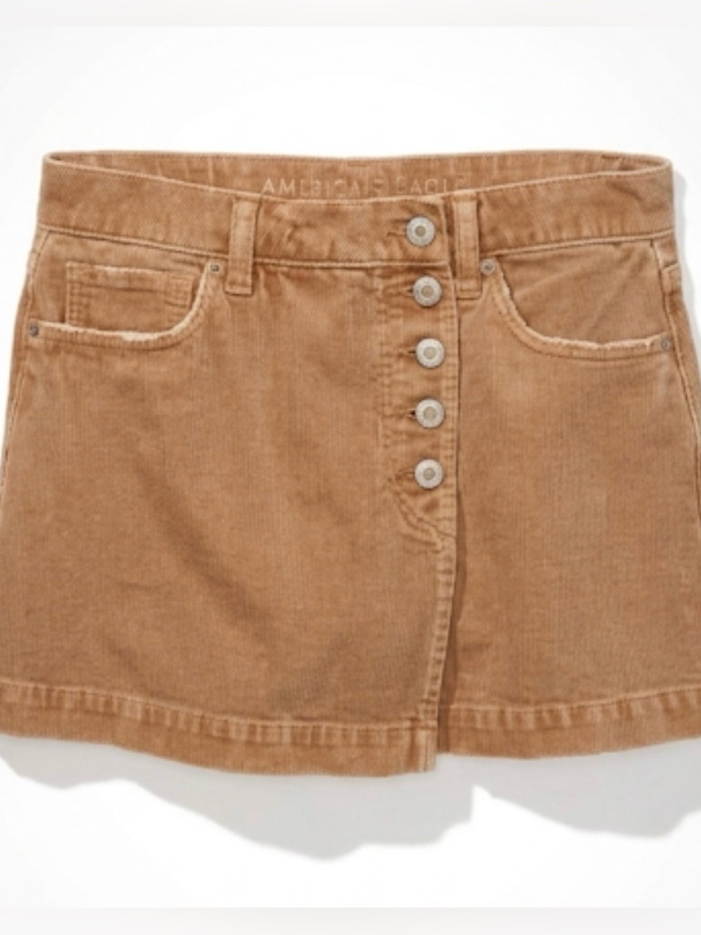 American Eagle Outfitters Mini Distressed Button Skort Women’s Size 8 Medium